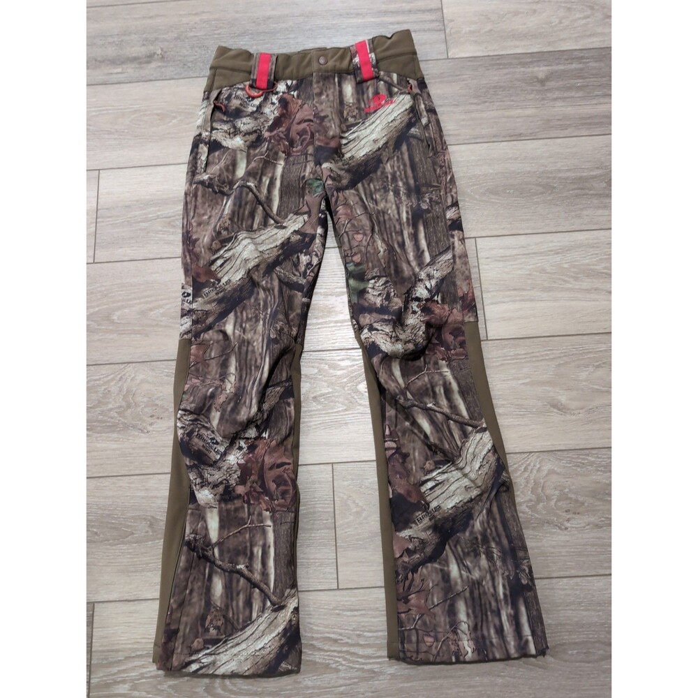 MOSSY OAK BREAK-UP INFINITY INSULATED HUNTING PANTS 28X30 ZIP LEG BOTTOMS GUC